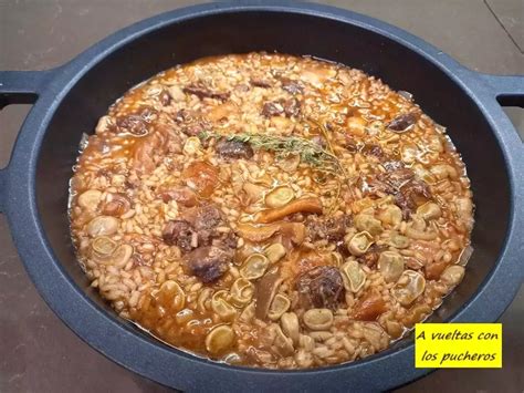 Ingredientes para arroz con carrilleras