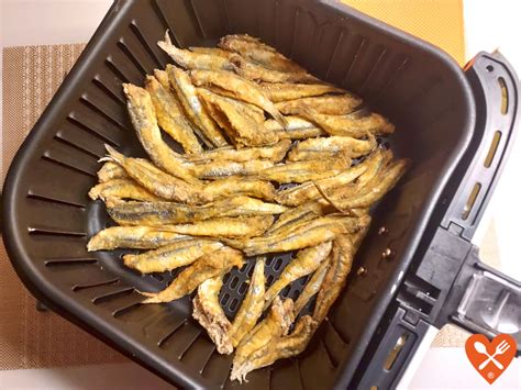 Boquerones fritos en freidora de aire