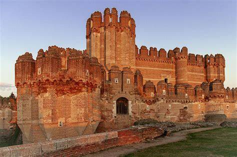 Fotografía del Castillo de Coca, destacando su arquitectura mudéjar