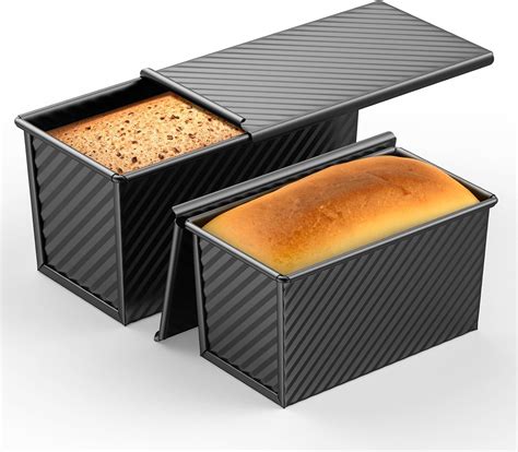 Molde de cerámica para pan con tapa de estilo tradicional