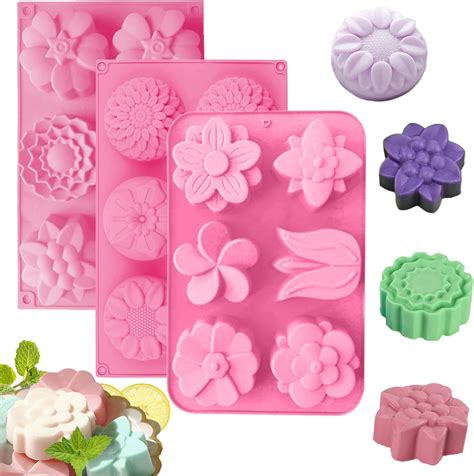Moldes de silicona de diferentes formas