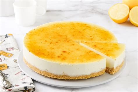 Ingredientes para la tarta de limón sin horno ni gelatina