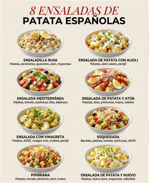 Ensalada de patatas y huevo con vinagreta y perejil