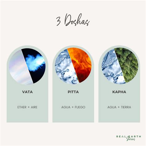 Esquema de doshas ayurvédicos