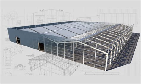 Ejemplos de naves industriales con diferentes espesores de panel sándwich