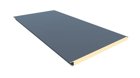 Panel sándwich de fachada con tornillería oculta