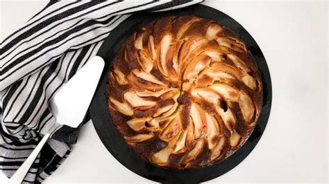 Tortilla de manzana flambé con ron