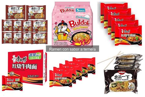 Ramen con sus ingredientes