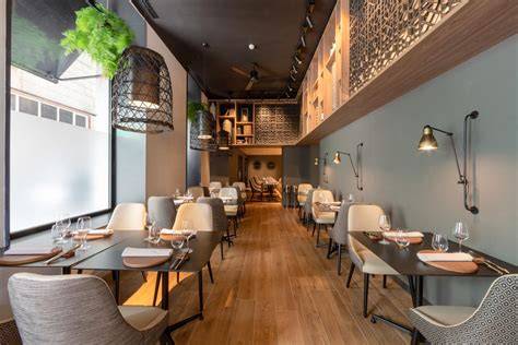 Interior del Asador de Dominique