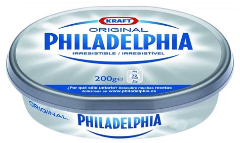 Envase de queso crema Philadelphia