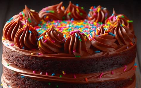 Pastel de chocolate en molde Bundt con chispas de chocolate