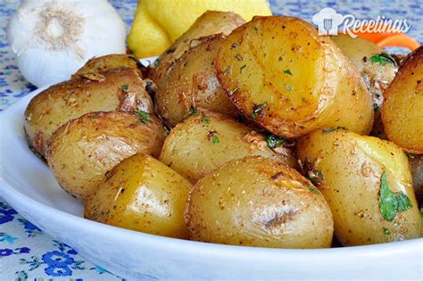 Patatas al ajo y limón