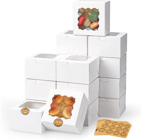 Variedad de cajas para pasteles individuales