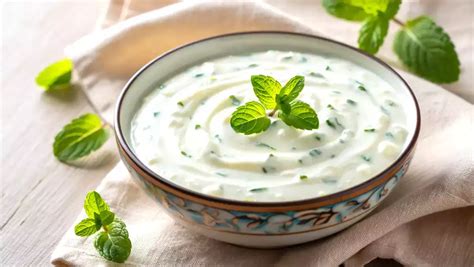 Ingredientes para la salsa de yogur griego