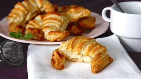 Croissants de hojaldre