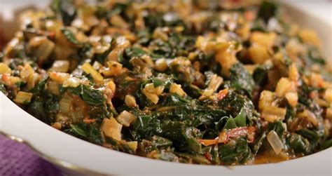 Ingredientes para guiso de acelgas