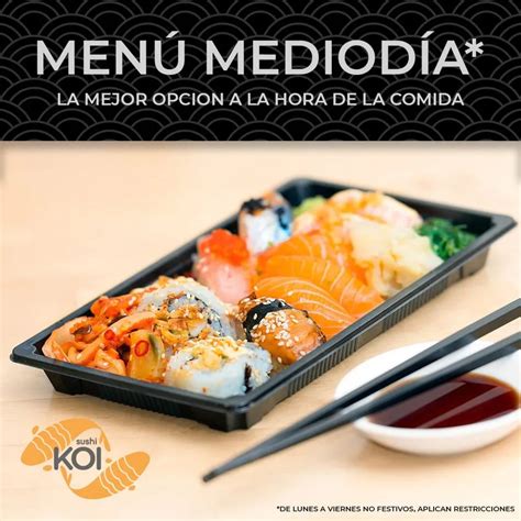 Platos representativos de Sushi Koi