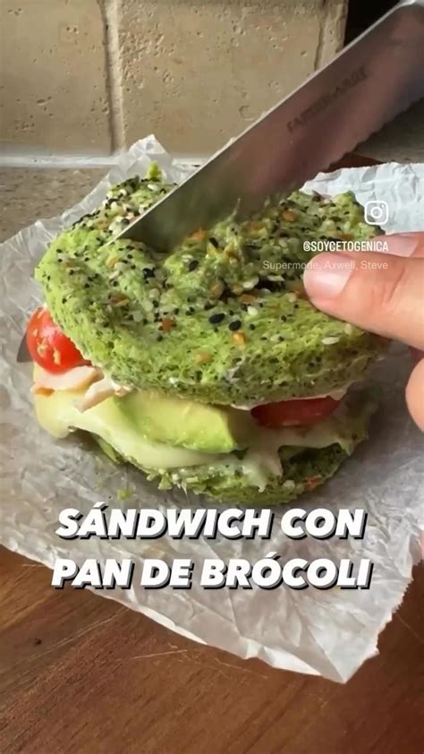 Sándwich con pan keto