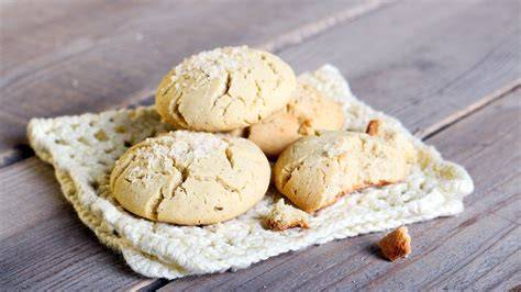 Galletas sin huevo y sin mantequilla horneándose