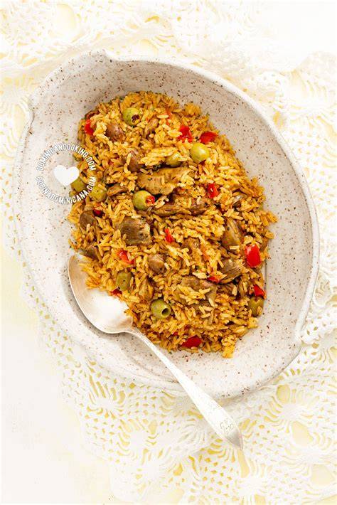 Plato de locrio de mollejas de pollo