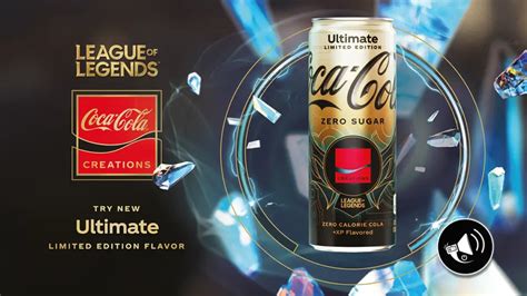 Lata de Coca-Cola Ultimate con temática de League of Legends