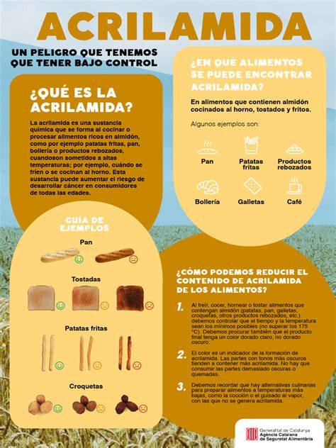 Infografía: Consejos para reducir la acrilamida al cocinar