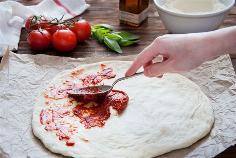 Ingredientes para una masa de pizza sin gluten