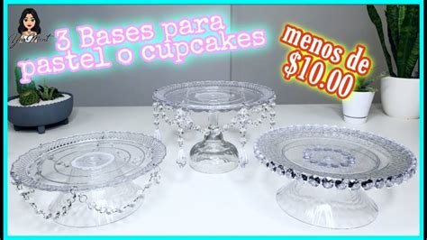 Variedad de bases para pasteles individuales