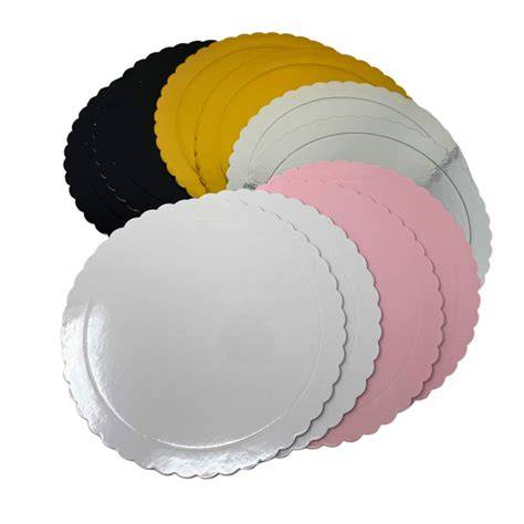 Bases para tartas de cartón con diseños decorativos