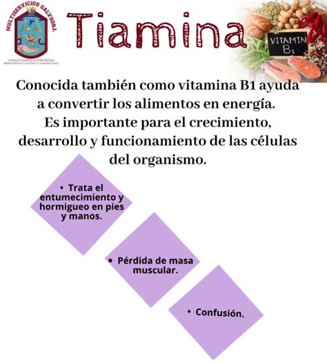 Ilustración de los beneficios de la tiamina y la piridoxina para el cuerpo