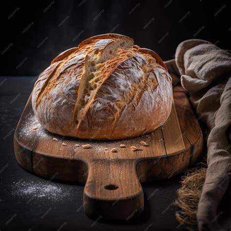 Pan artesanal tradicional recién horneado