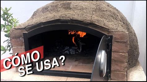 Proceso de encendido de un horno de leña