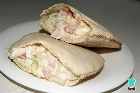 pan de pita artesanal relleno