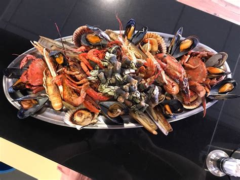 Parrillada de marisco en O Chiringuito
