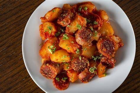 Patatas cascadas para guisar