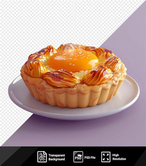 Tarta de huevo tradicional servida en una mesa