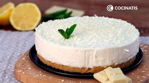 Tarta de limón sin horno terminada