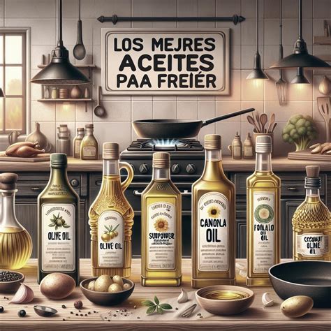 Tipos de aceites para freír