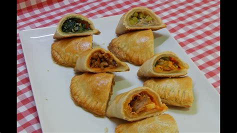 Variedad de rellenos para empanadillas