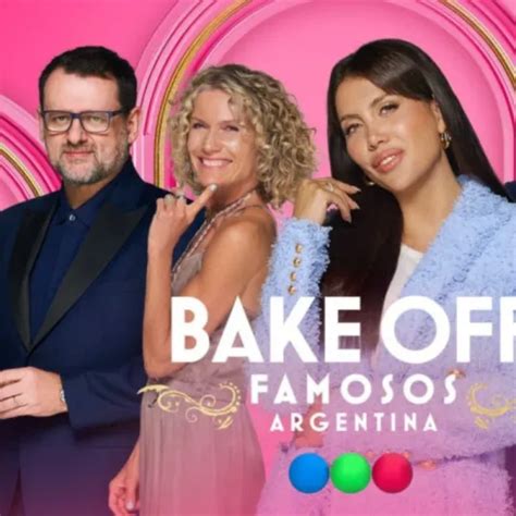 Logo de Bake Off Famosos Argentina con Wanda Nara como presentadora