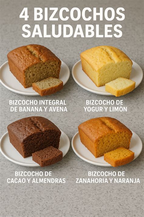Ingredientes saludables para bizcochos