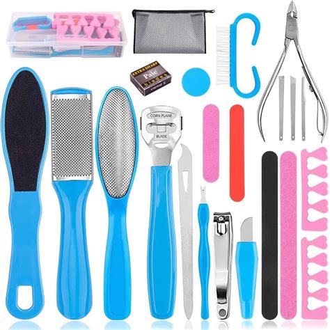 kit de herramientas para pedicura casera profesional