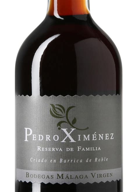 Botella de vino Pedro Ximénez