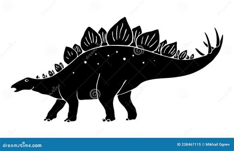 Ilustración de cómo cortar el bizcocho para formar la silueta de un estegosaurio