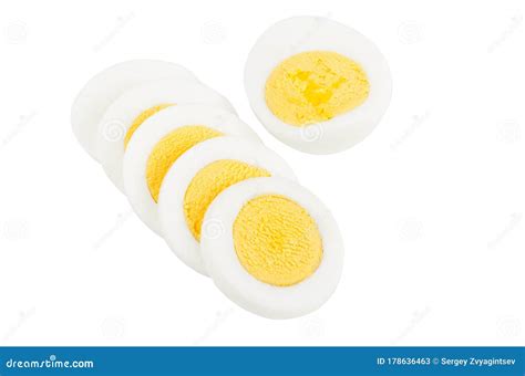 Huevos cocidos en rodajas