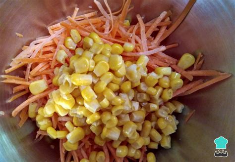 Zanahoria rallada para ensalada