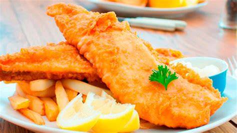 Pescado rebozado frito