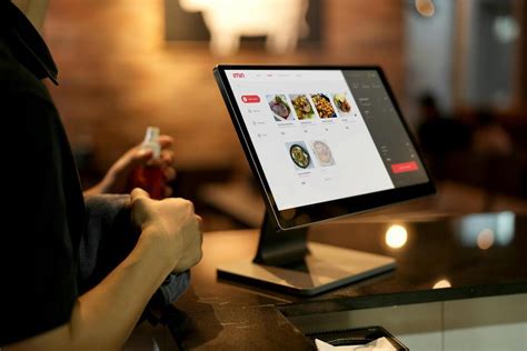 Tableta para pedidos en un restaurante