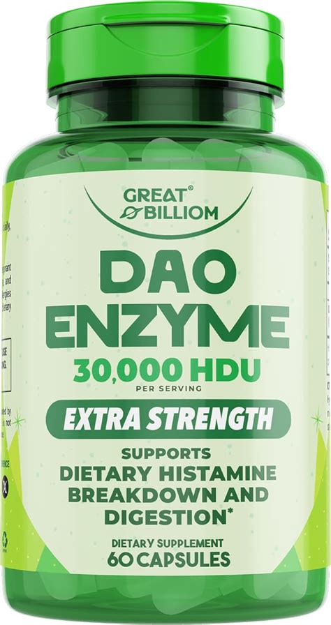 Imagen de suplementos de enzima DAO disponibles en el mercado
