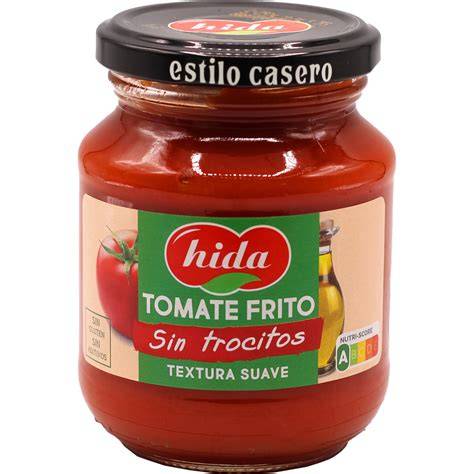 Tomate frito con textura suave